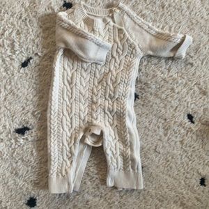 Knitted baby gap onesie size 3-6